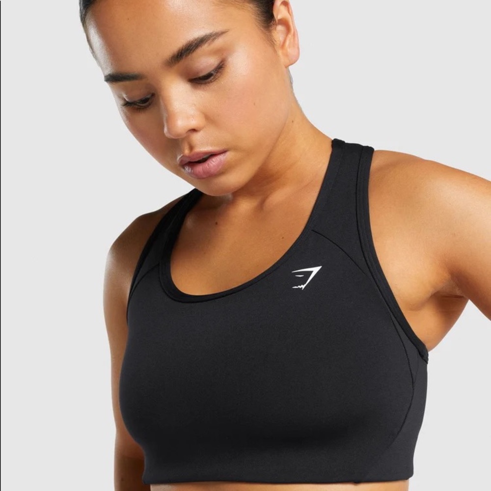 Black Racerback Sports Bra